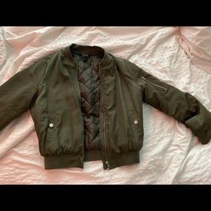 Army Green Bomber Jacket